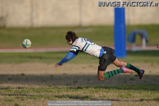 2014-11-02 CUS PoliMi Rugby-ASRugby Milano 2037